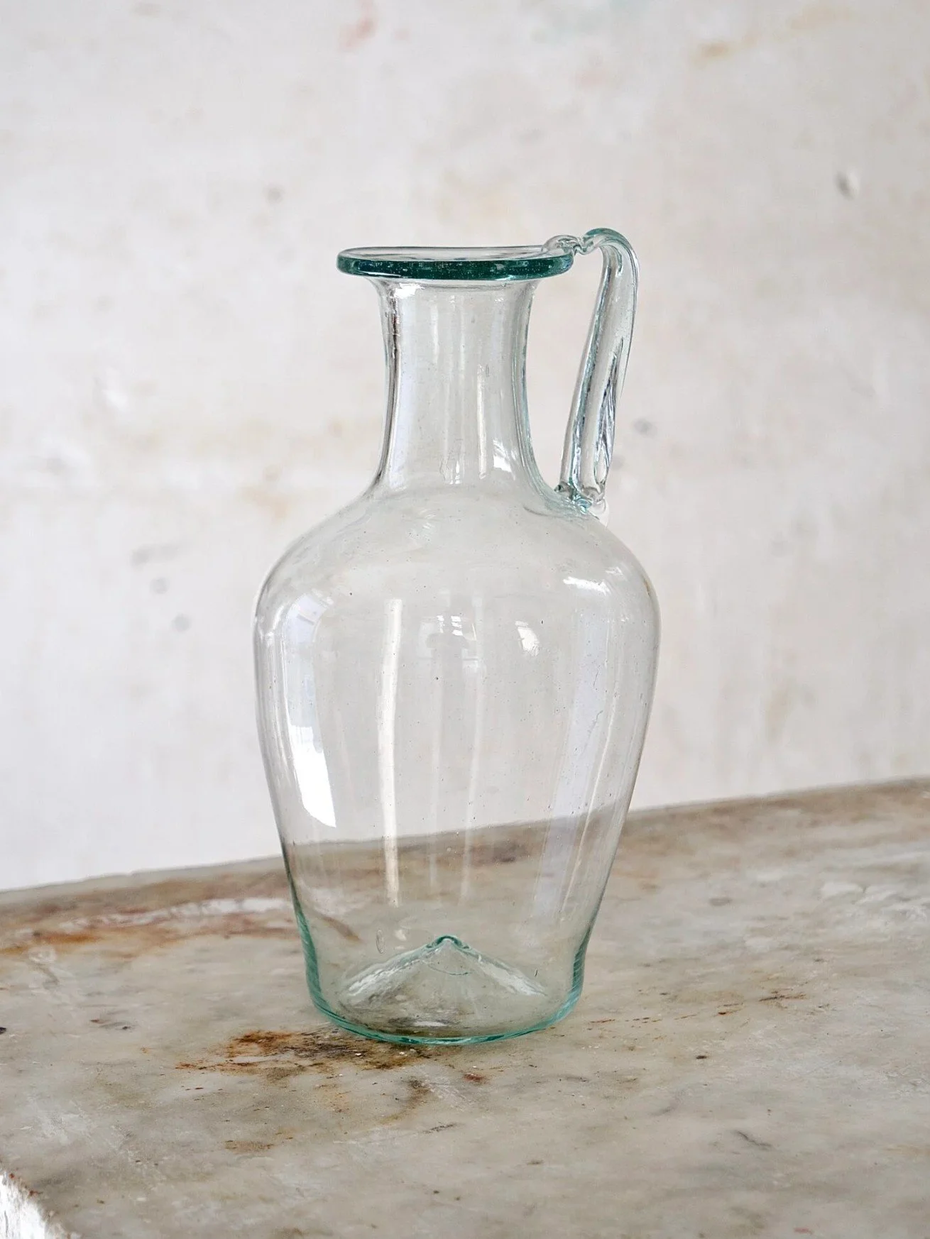 La Soufflerie Hand Blown Recycled Glass Royal Pitcher